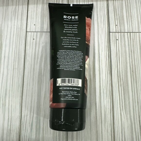 Bath and Body Works Rose 24 HR Moisture Ultra Shea Body Cream 8 oz - Picture 4 of 7